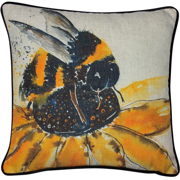 Bumble Bee Party cushion - Click Image to Close